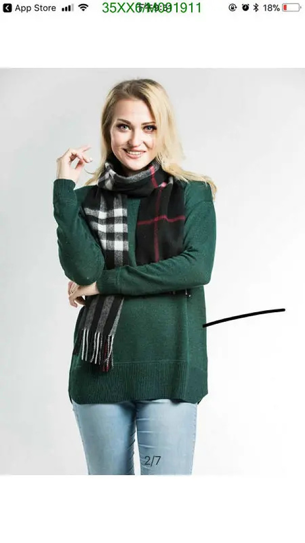 Burberry-Scarves Code: M091911 $:35USD
