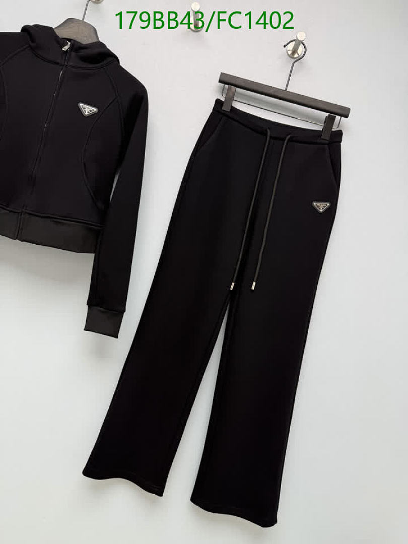 Prada-Clothing Code: FC1402 $: 179USD