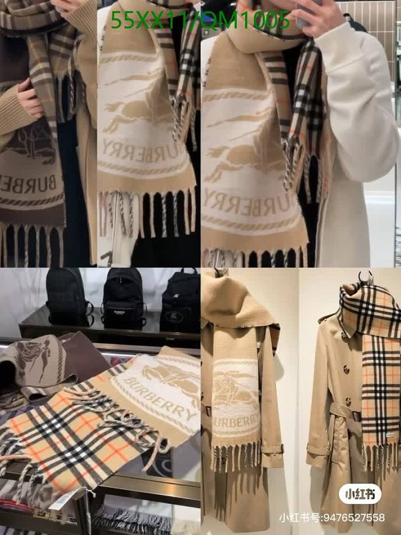 Burberry-Scarves Code: QM1005 $: 55USD