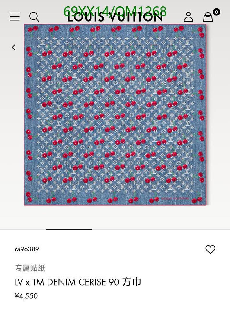 LV-Scarves Code: QM1268 $: 69USD