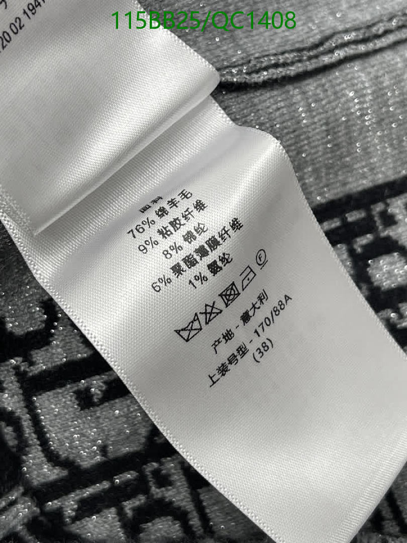 Dior-Clothing Code: QC1408 $: 115USD