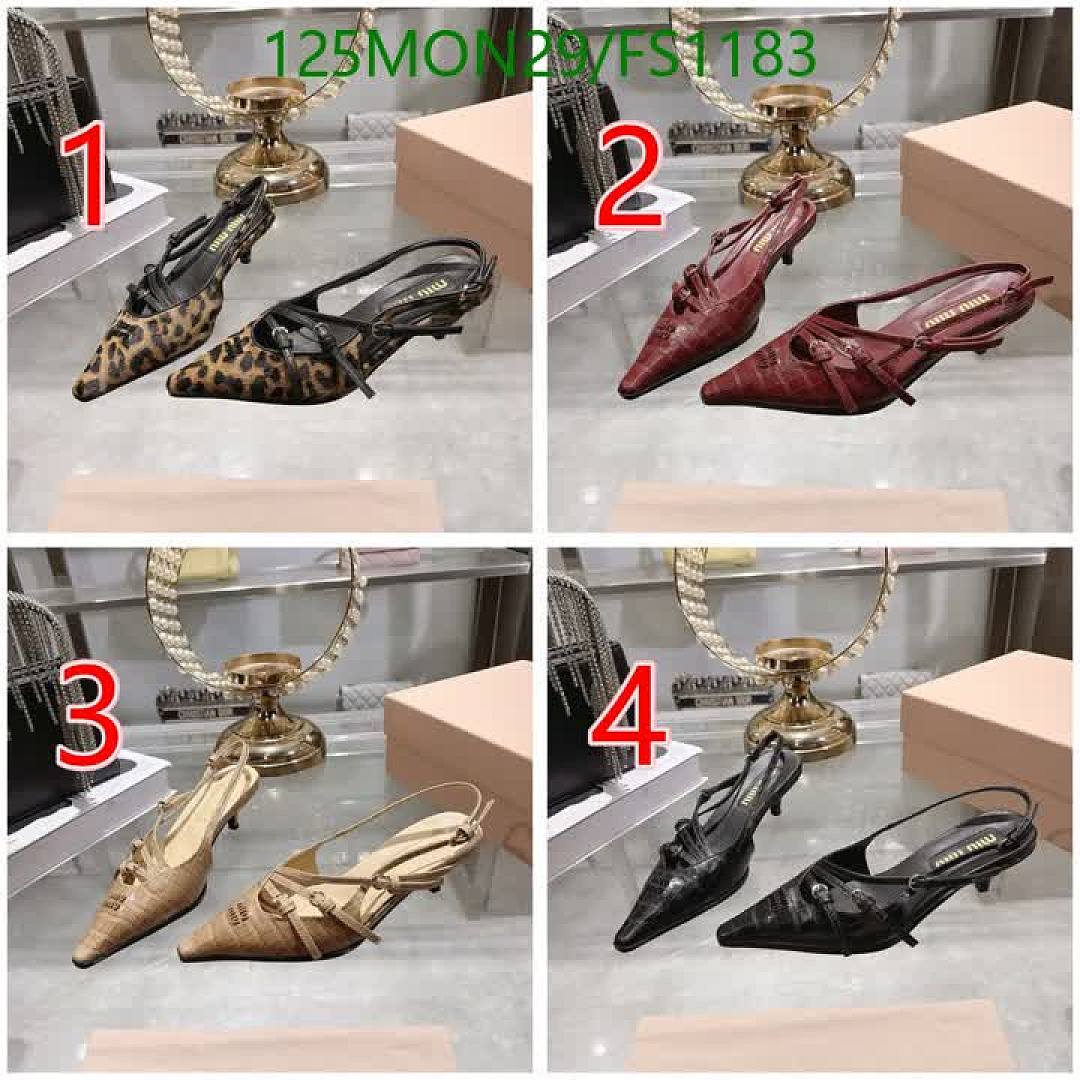 Miu Miu-Women Shoes Code: FS1183 $: 125USD