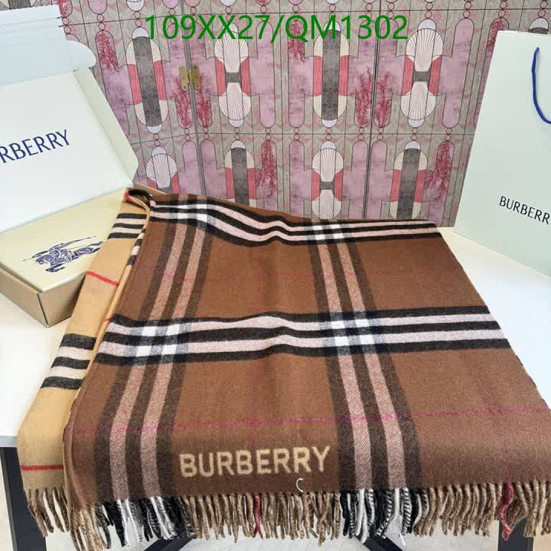 Burberry-Scarves Code: QM1302 $: 109USD