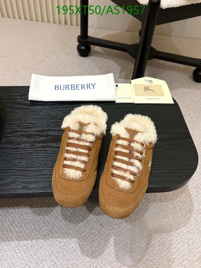 Burberry-Women Shoes Code: AS1957 $: 195USD