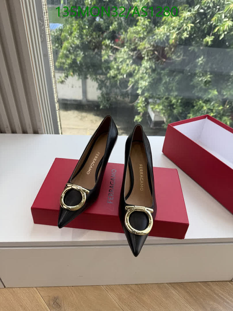 Ferragamo-Women Shoes Code: AS1280 $: 135USD