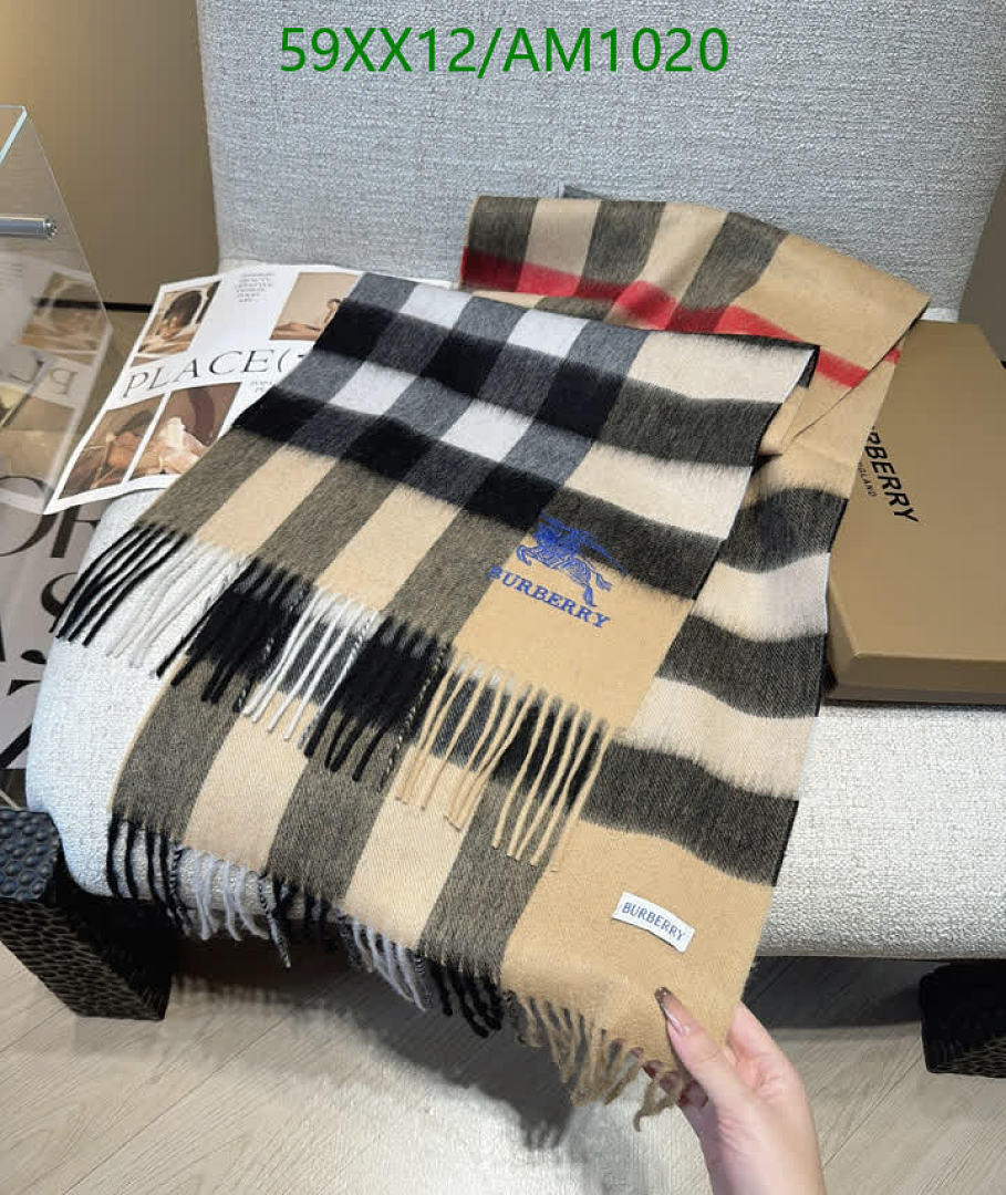 Burberry-Scarves Code: AM1020 $: 59USD