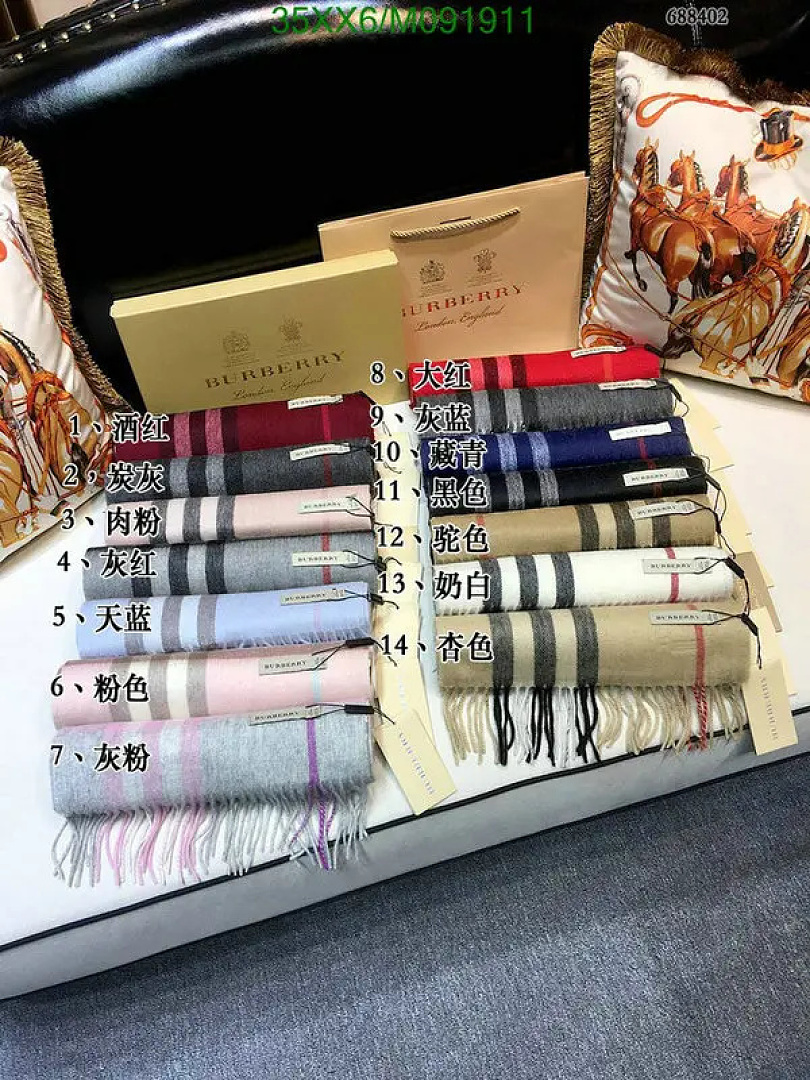 Burberry-Scarves Code: M091911 $:35USD