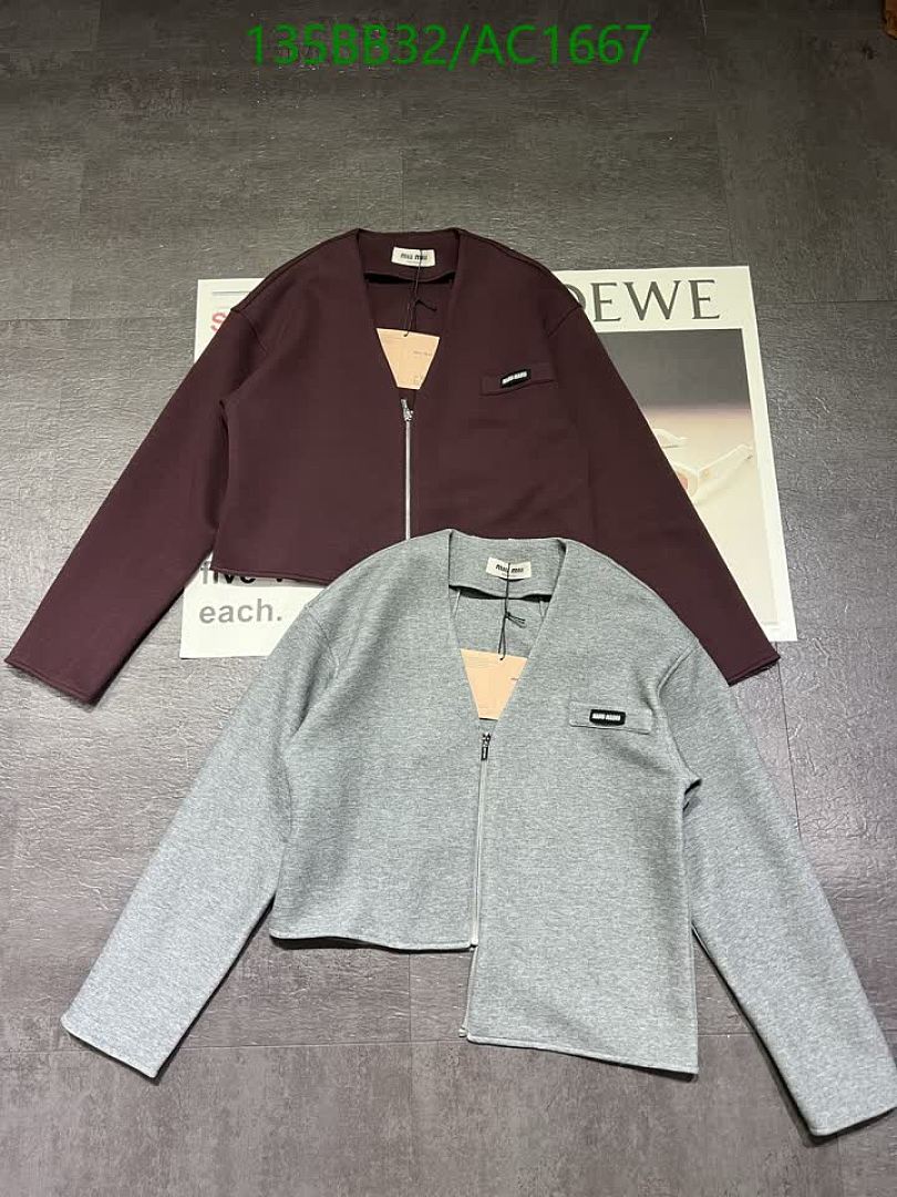 Miu Miu-Clothing Code: AC1667 $: 135USD
