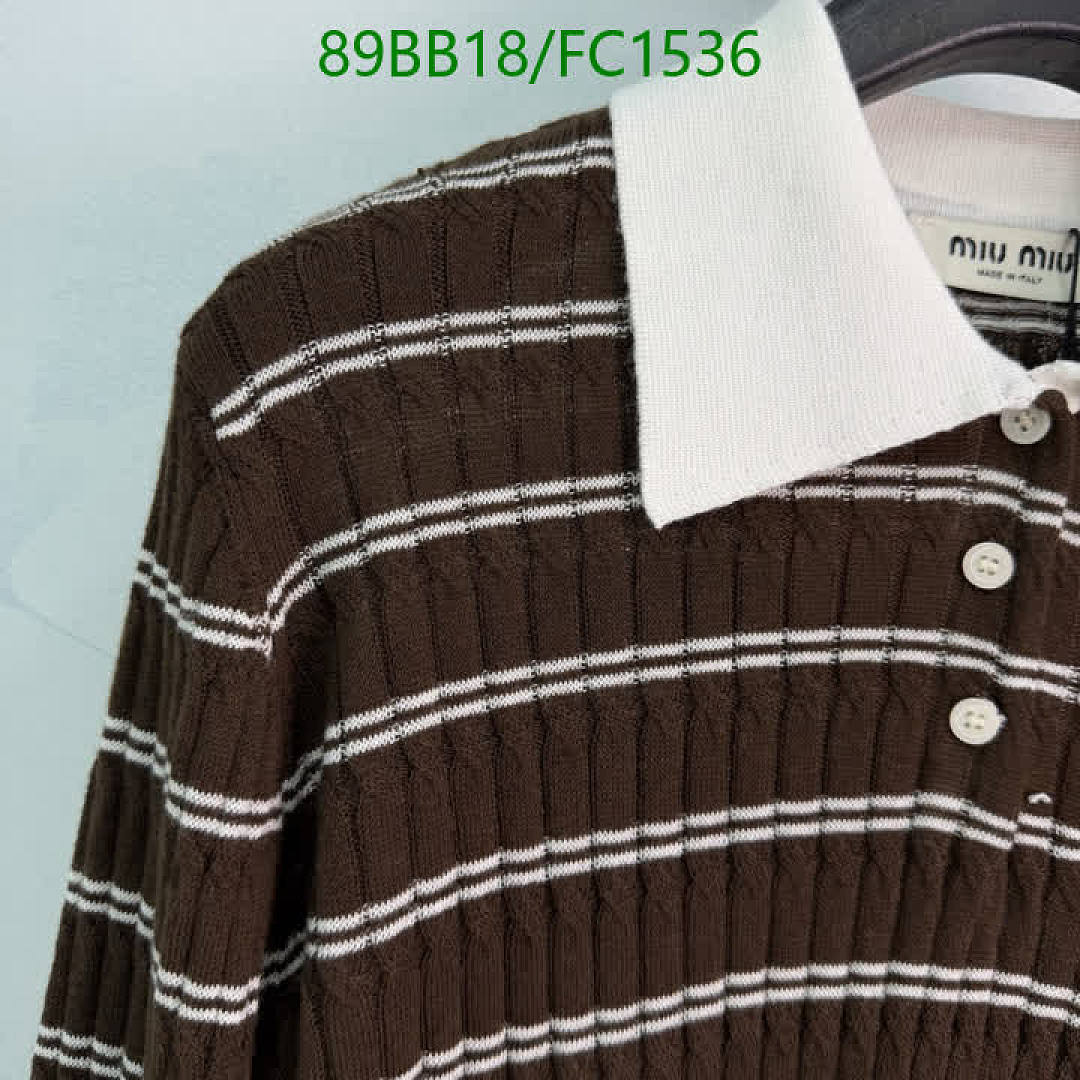 Miu Miu-Clothing Code: FC1536 $: 89USD