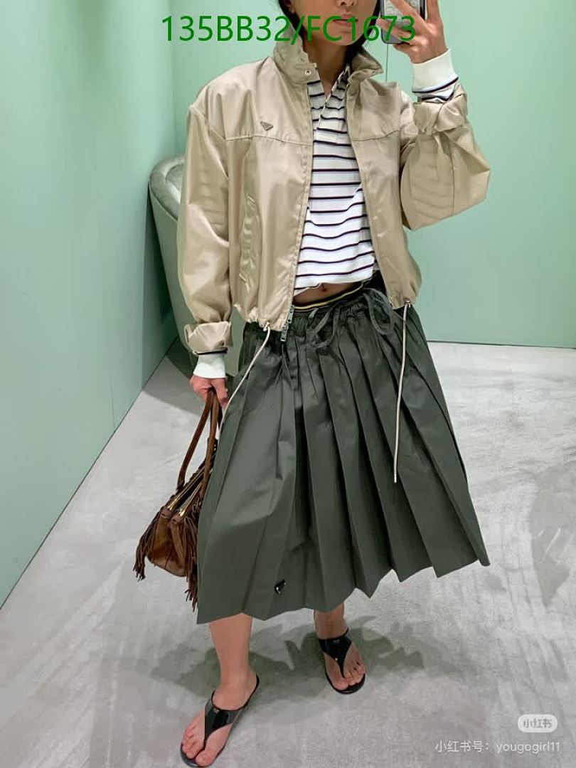 Prada-Clothing Code: FC1673 $: 135USD