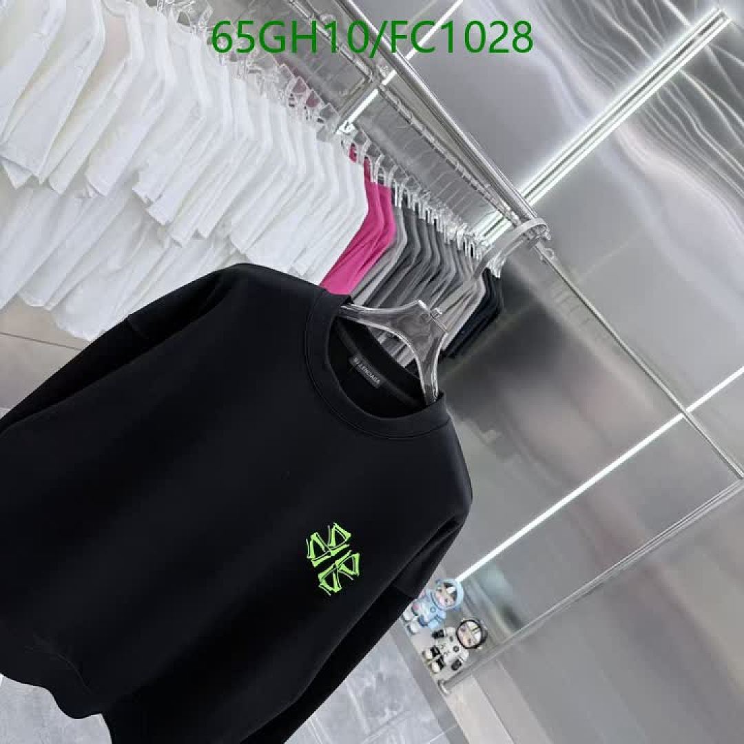 Balenciaga-Clothing Code: FC1028 $: 65USD