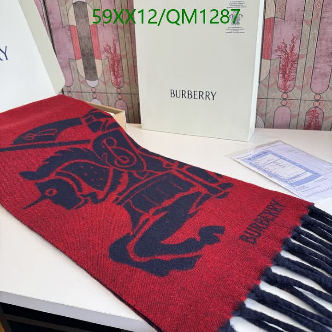 Burberry-Scarves Code: QM1287 $: 59USD