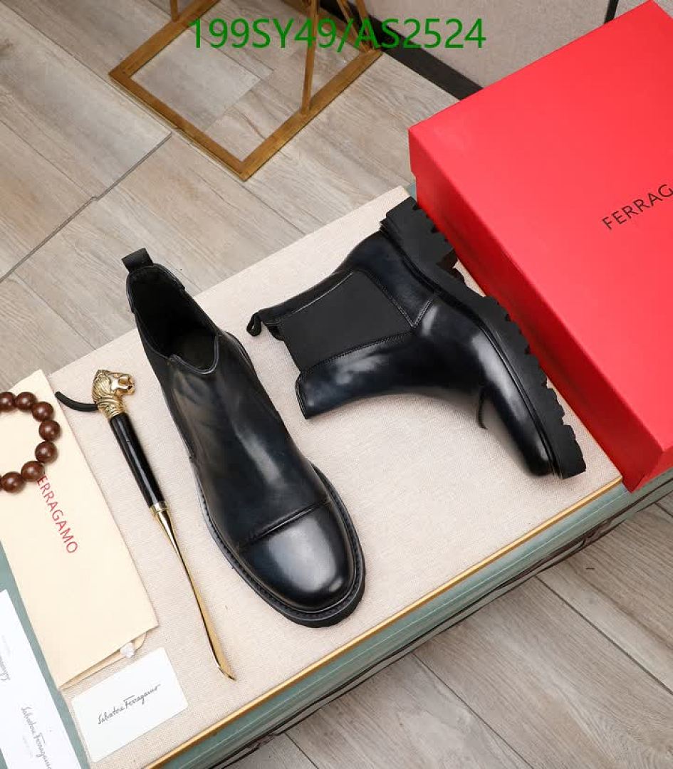 Ferragamo-Men shoes Code: AS2524 $: 199USD