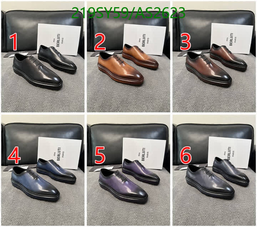 Berluti-Men shoes Code: AS2623 $: 219USD