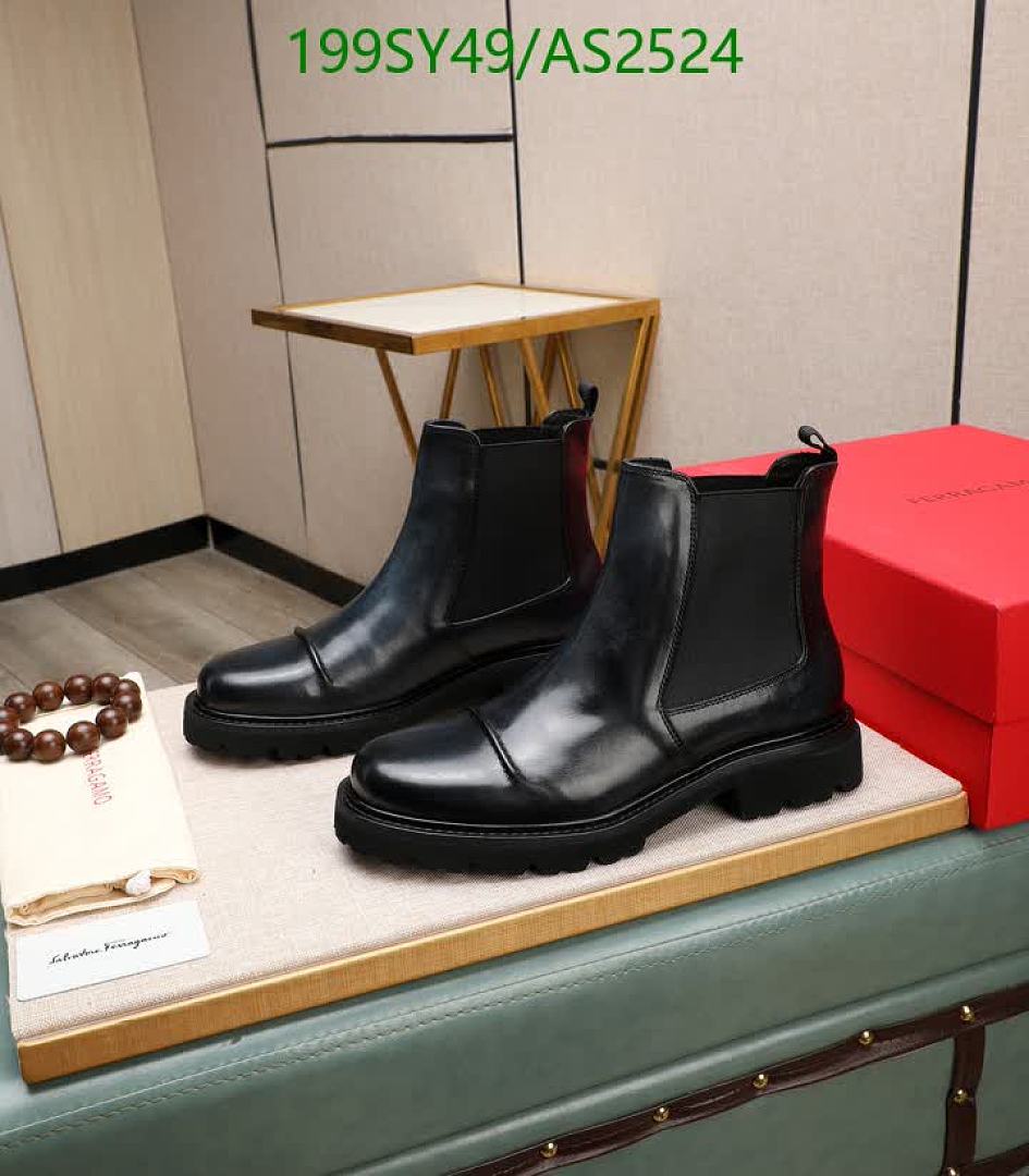 Ferragamo-Men shoes Code: AS2524 $: 199USD