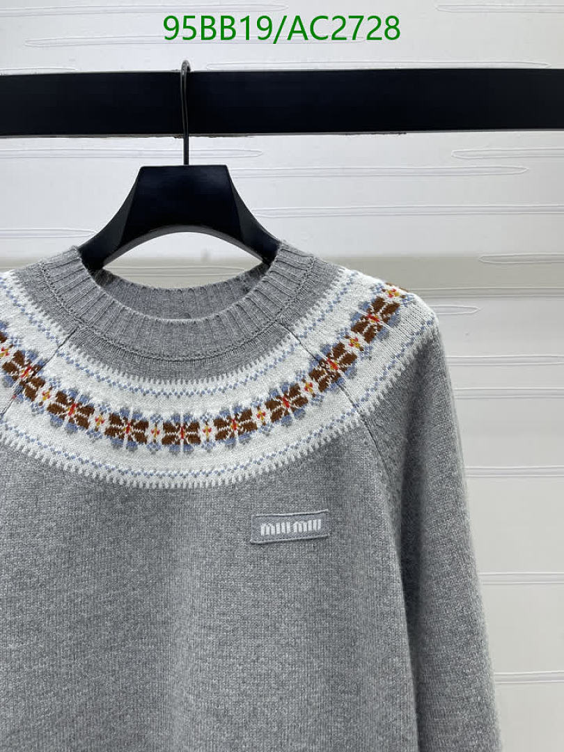 Miu Miu-Clothing Code: AC2728 $: 95USD