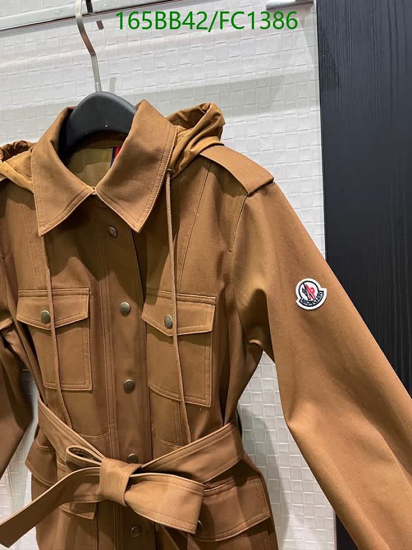 Moncler-Clothing Code: FC1386 $: 165USD