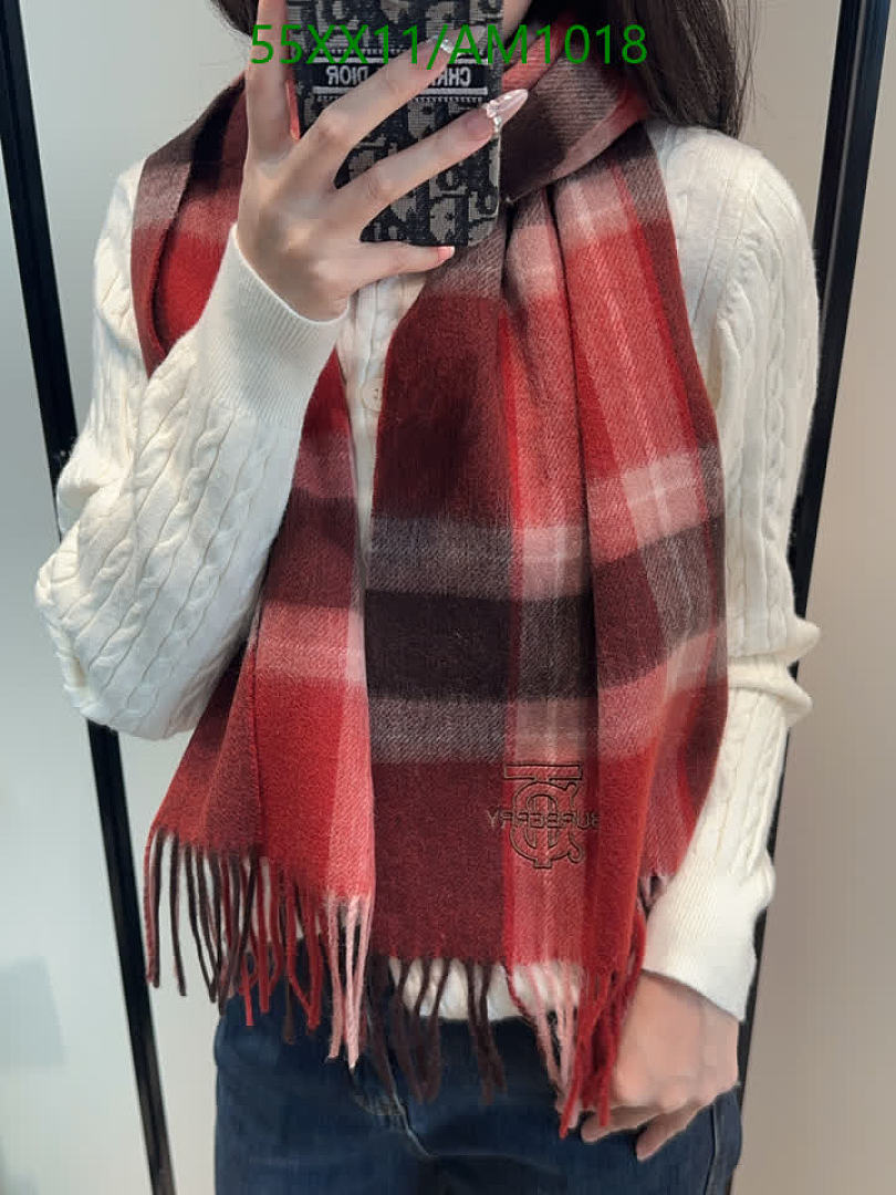 Burberry-Scarves Code: AM1018 $: 55USD