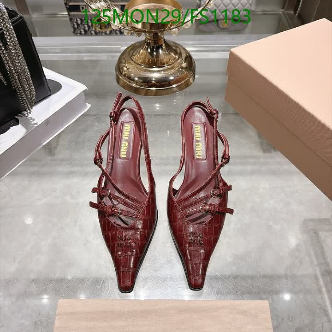 Miu Miu-Women Shoes Code: FS1183 $: 125USD