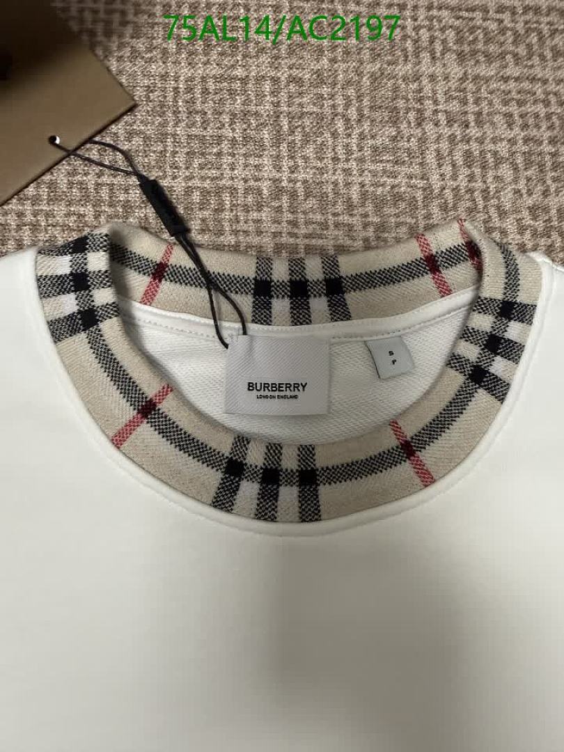 Burberry-Clothing Code: AC2197 $: 75USD