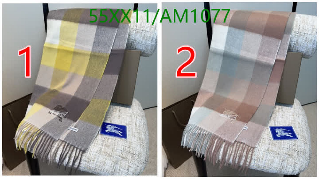 Burberry-Scarves Code: AM1077 $: 55USD