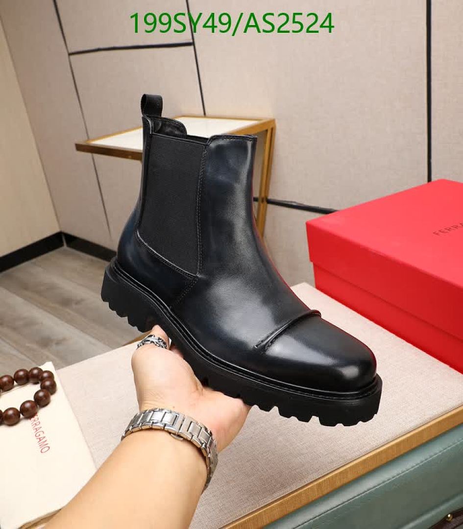 Ferragamo-Men shoes Code: AS2524 $: 199USD