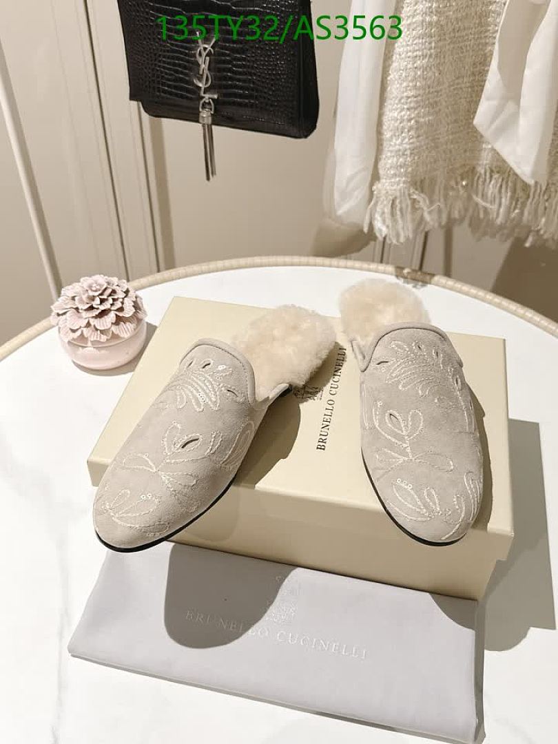 Brunello Cucinelli-Women Shoes Code: AS3563 $: 135USD
