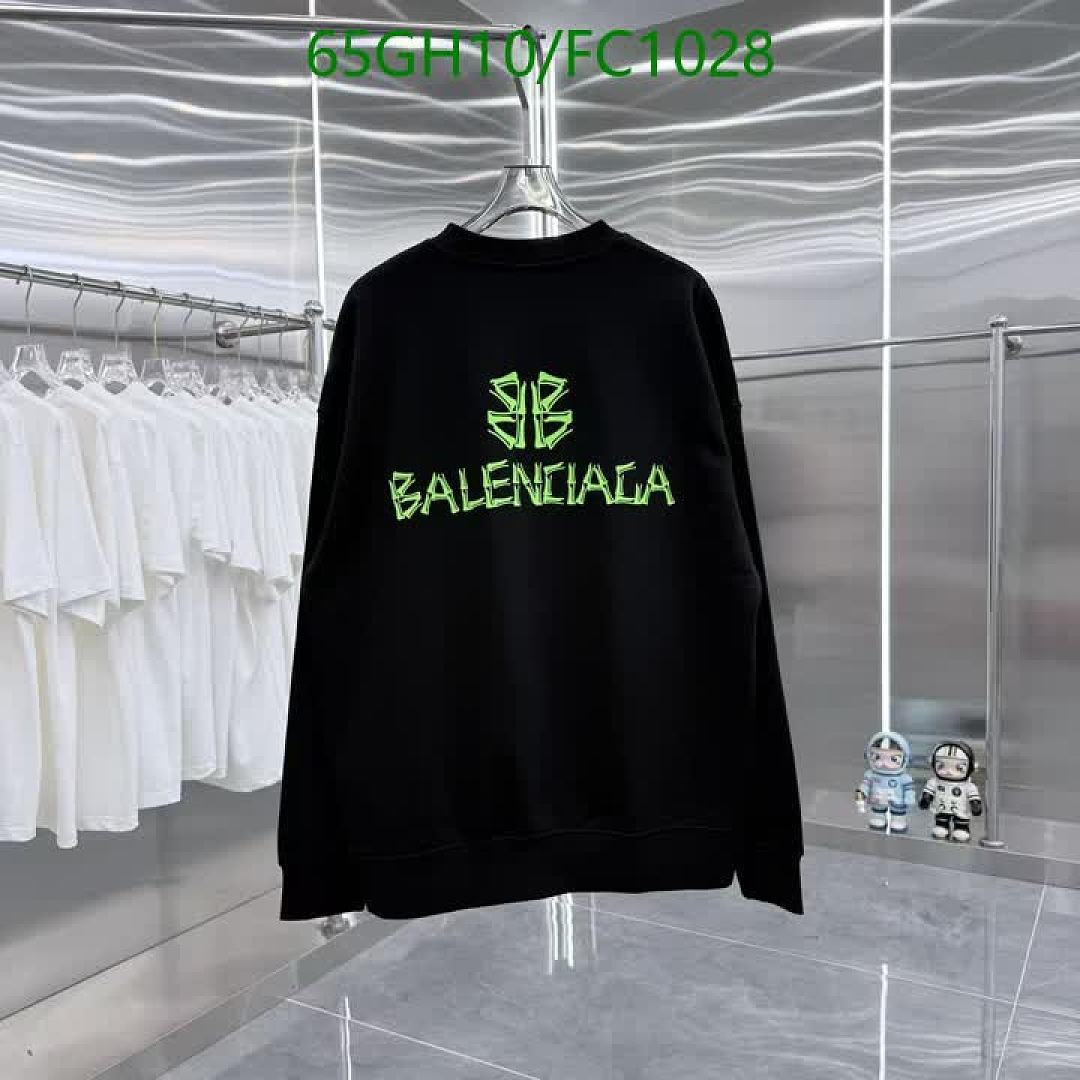 Balenciaga-Clothing Code: FC1028 $: 65USD