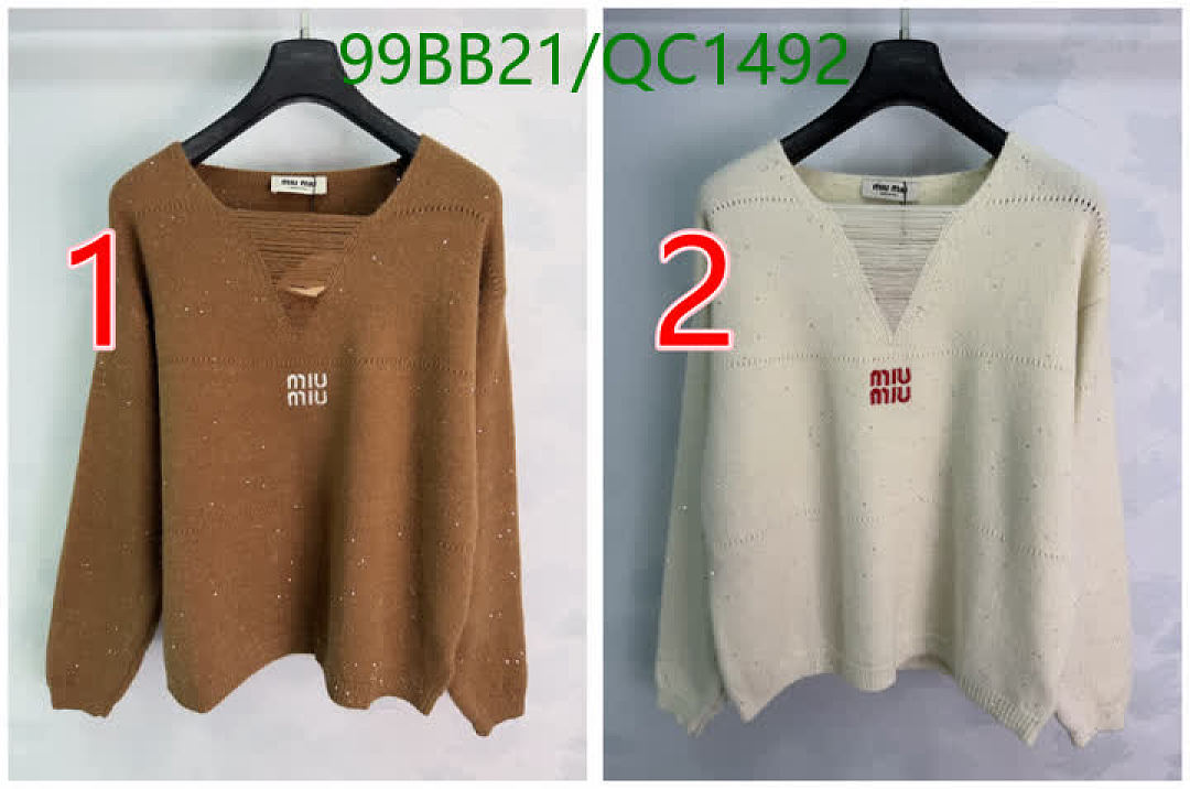 Miu Miu-Clothing Code: QC1492 $: 99USD