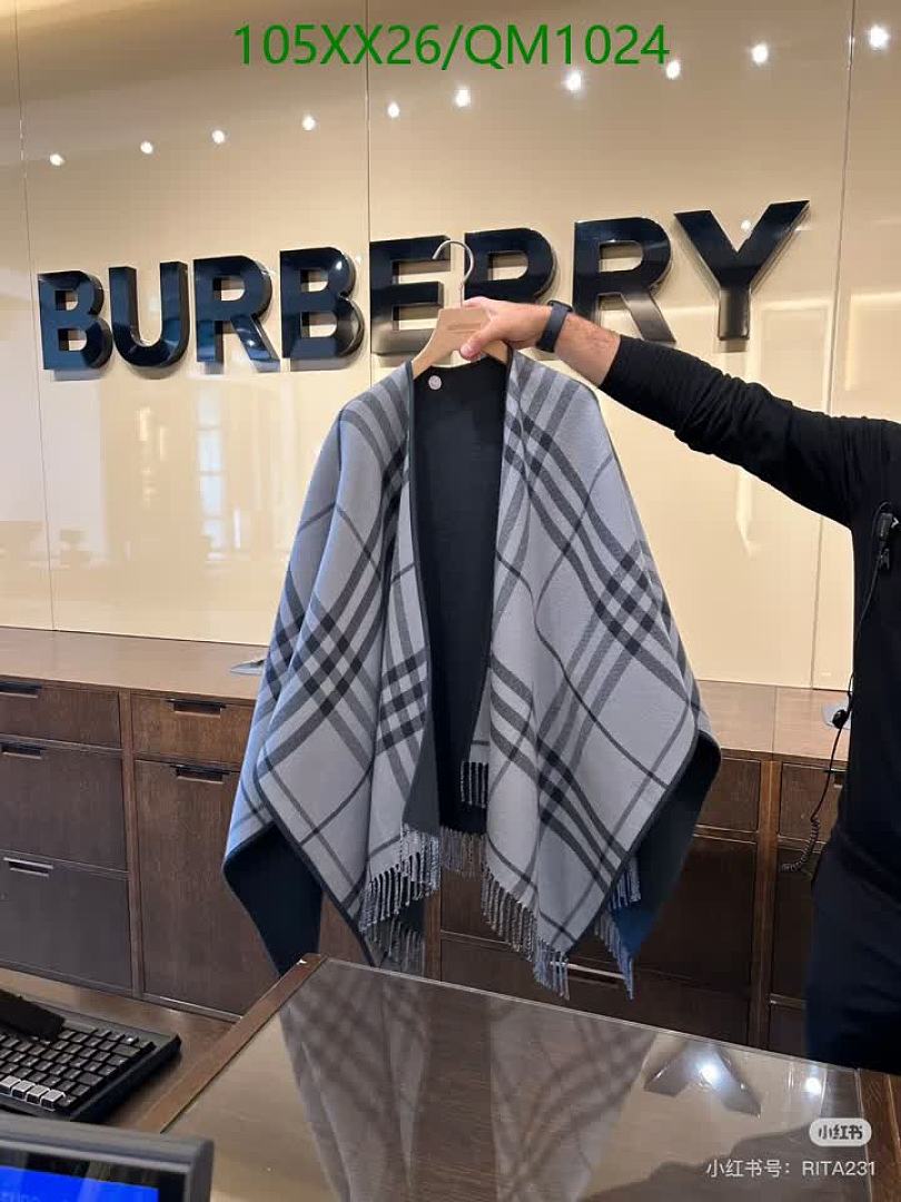 Burberry-Scarves Code: QM1024 $: 105USD