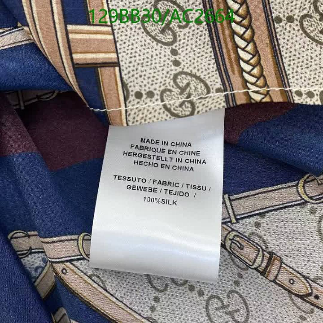 Gucci-Clothing Code: AC2664 $: 129USD