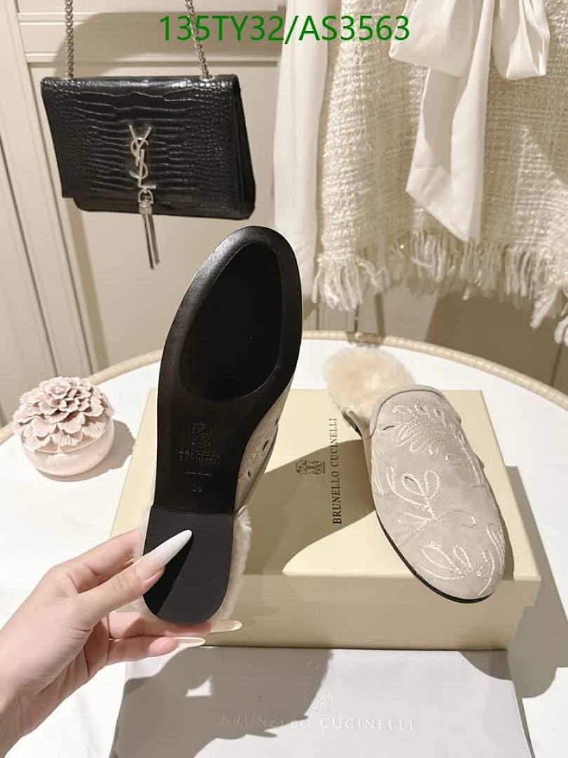 Brunello Cucinelli-Women Shoes Code: AS3563 $: 135USD