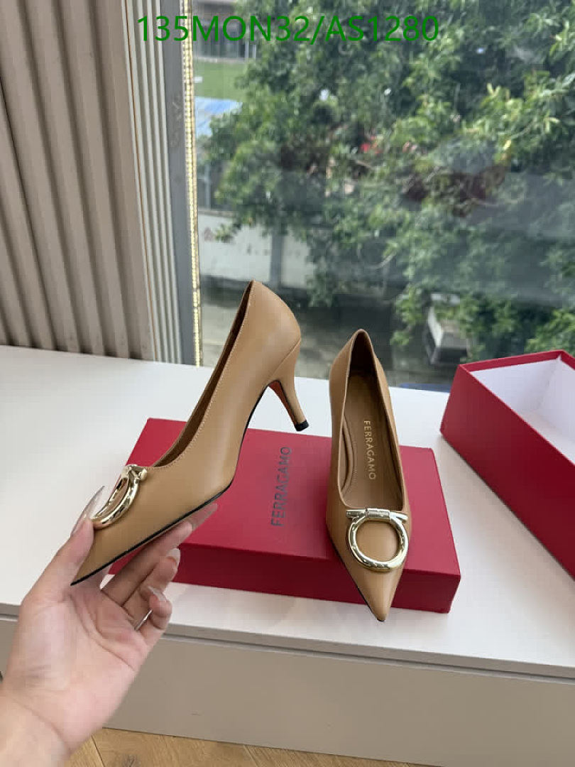 Ferragamo-Women Shoes Code: AS1280 $: 135USD