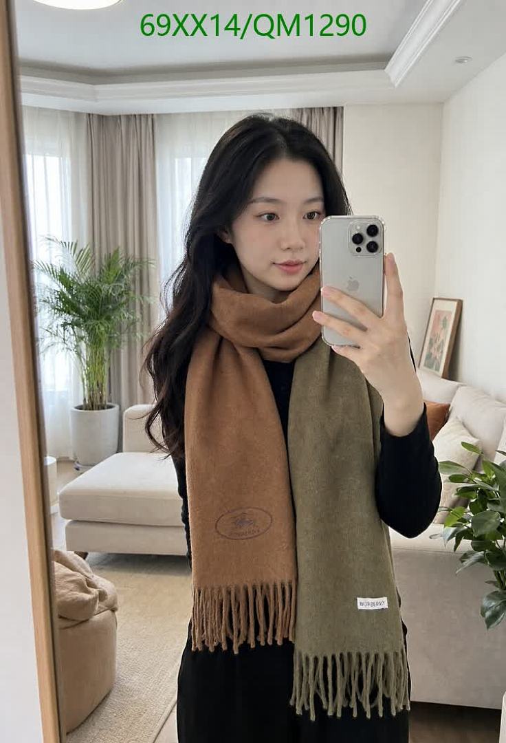 Burberry-Scarves Code: QM1290 $: 69USD