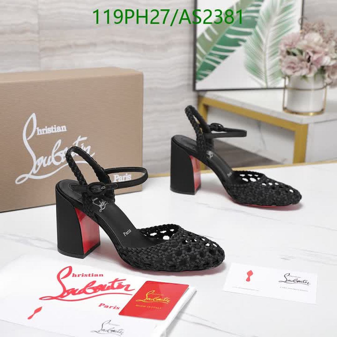 Christian Louboutin-Women Shoes Code: AS2381 $: 119USD