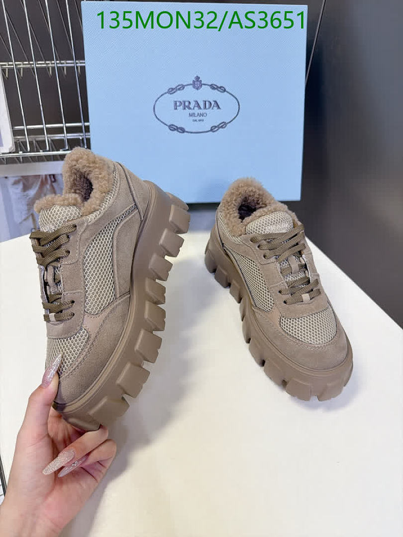 Prada-Women Shoes Code: AS3651 $: 135USD