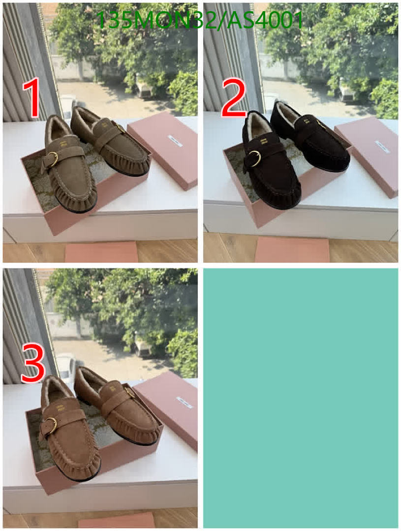 Miu Miu-Women Shoes Code: AS4001 $: 135USD