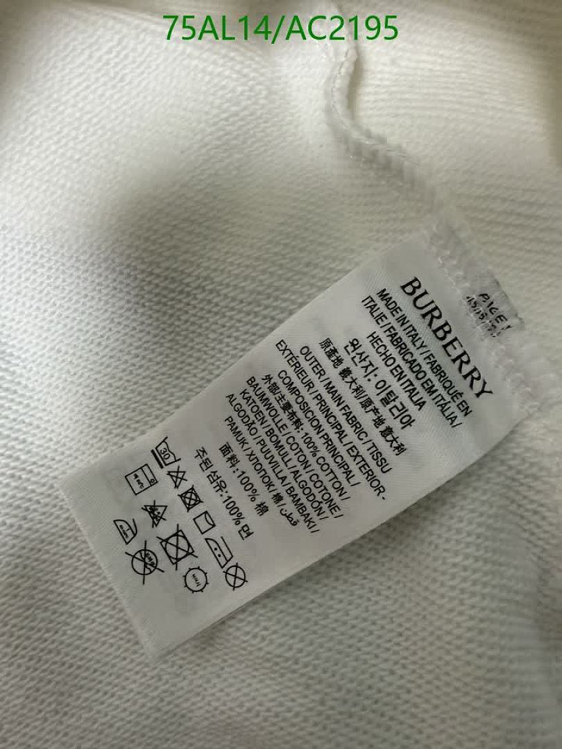 Burberry-Clothing Code: AC2195 $: 75USD