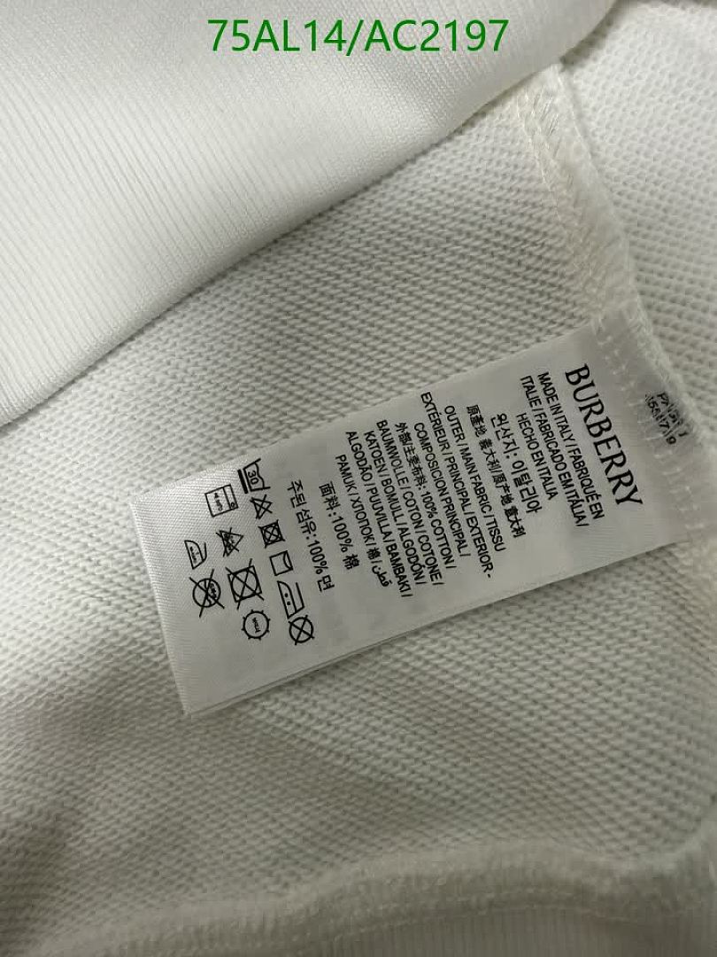 Burberry-Clothing Code: AC2197 $: 75USD