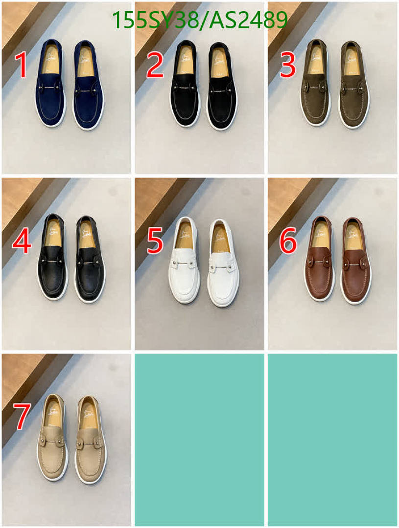 Christian Louboutin-Men shoes Code: AS2489 $: 155USD