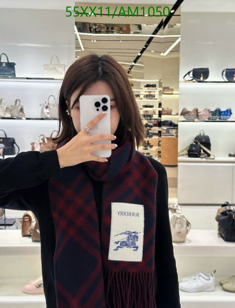 Burberry-Scarves Code: AM1050 $: 55USD