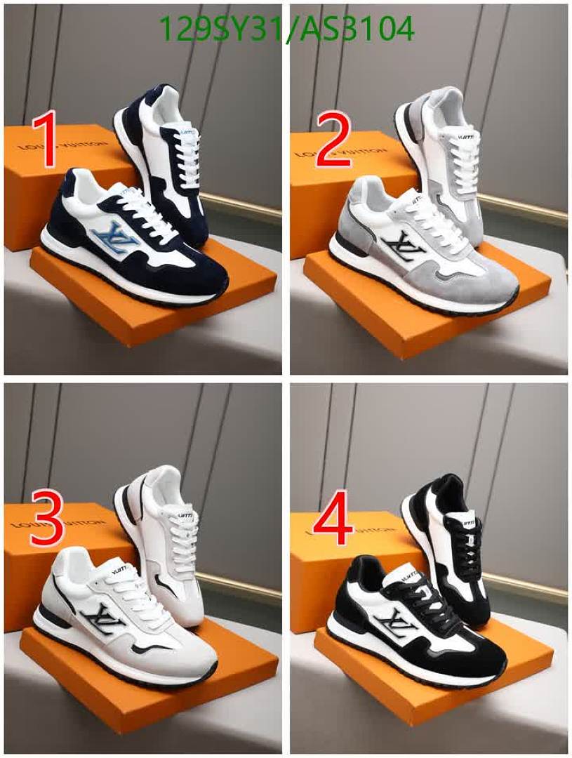 LV-Men shoes Code: AS3104 $: 129USD