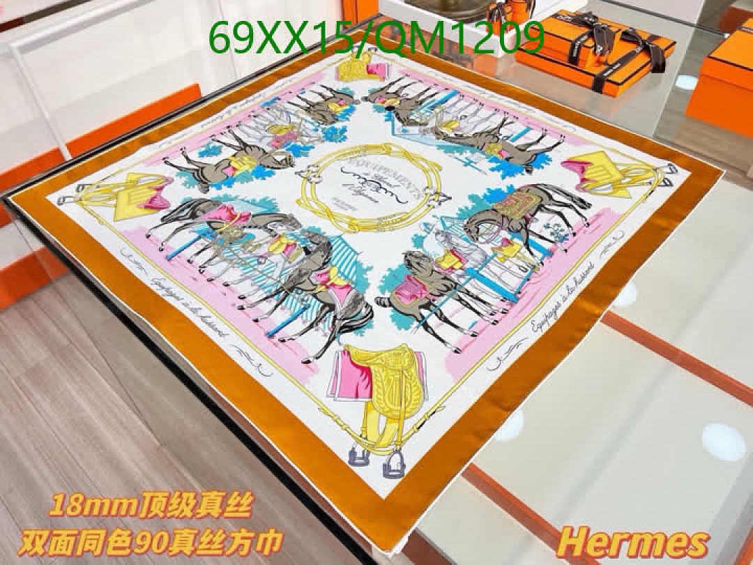 Hermes-Scarves Code: QM1209 $: 69USD