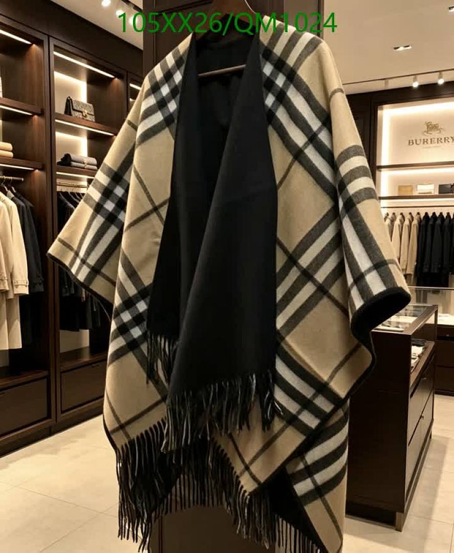 Burberry-Scarves Code: QM1024 $: 105USD
