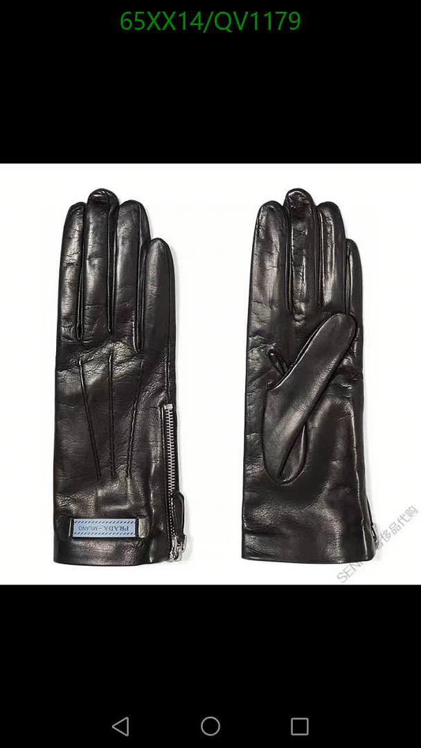 Prada-Gloves Code: QV1179 $: 65USD