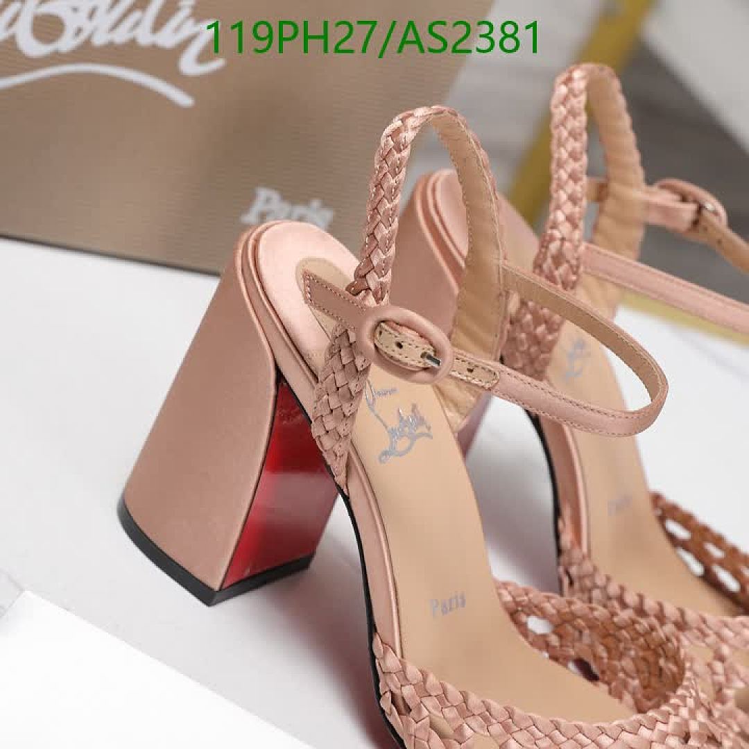 Christian Louboutin-Women Shoes Code: AS2381 $: 119USD