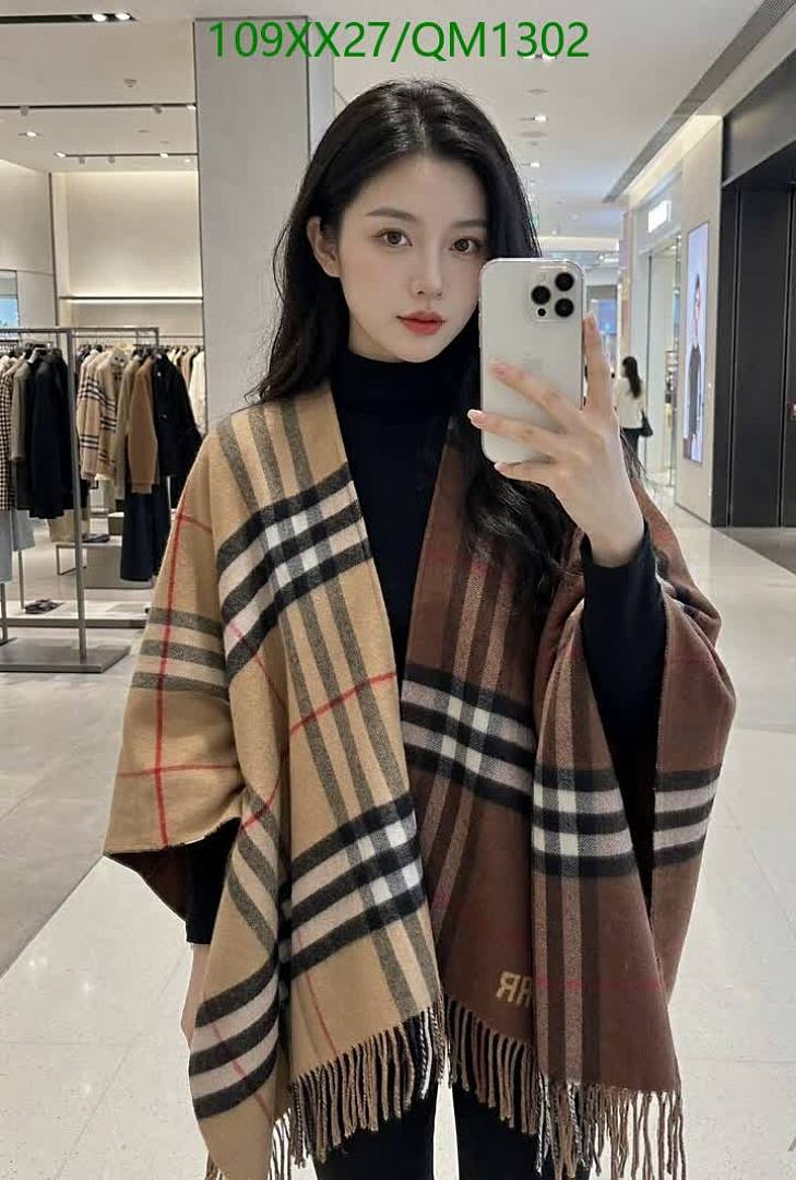 Burberry-Scarves Code: QM1302 $: 109USD