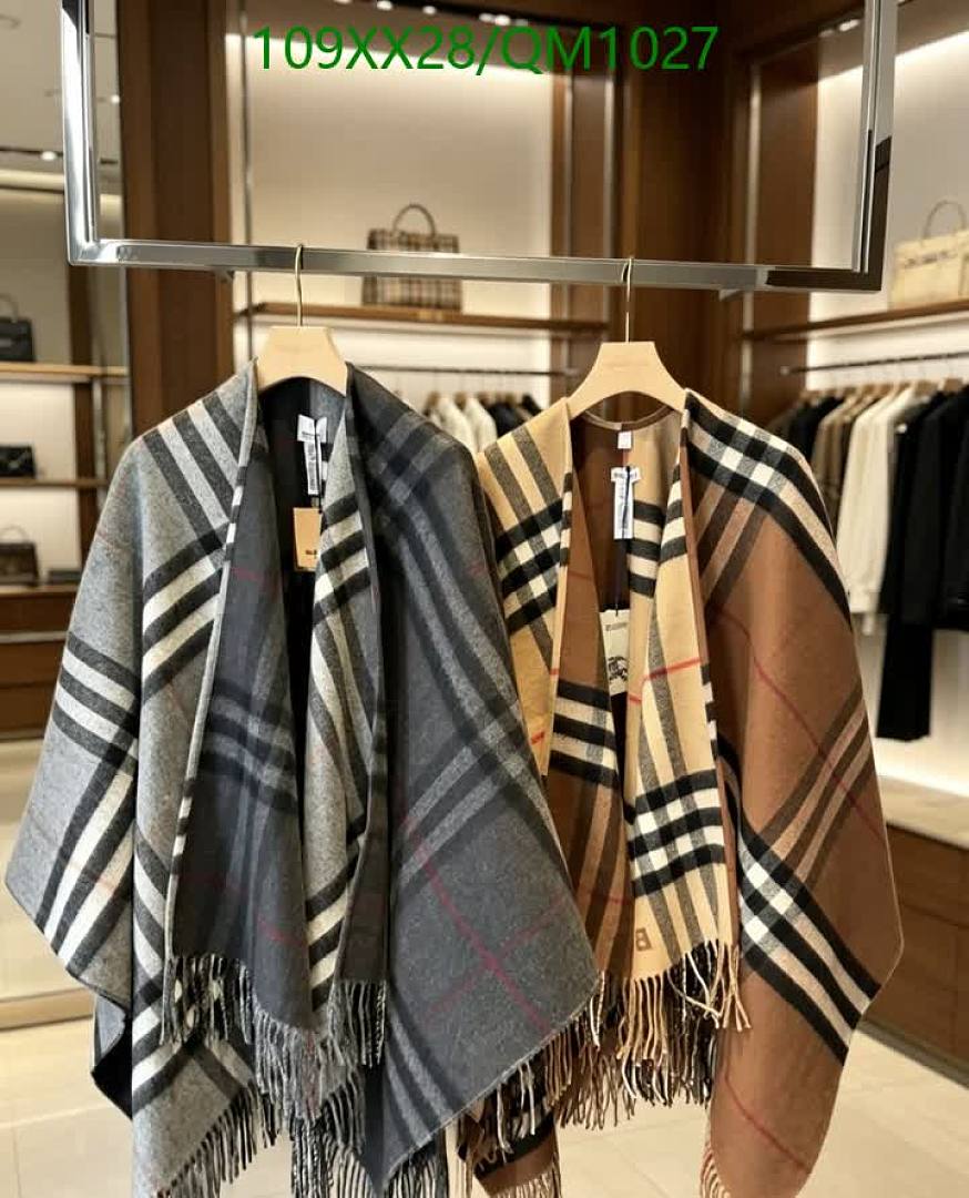 Burberry-Scarves Code: QM1027 $: 109USD