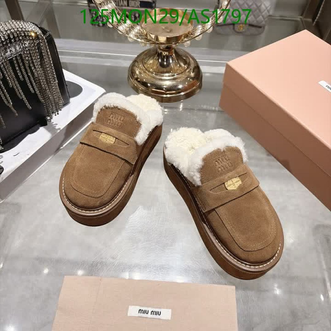 Miu Miu-Women Shoes Code: AS1797 $: 125USD