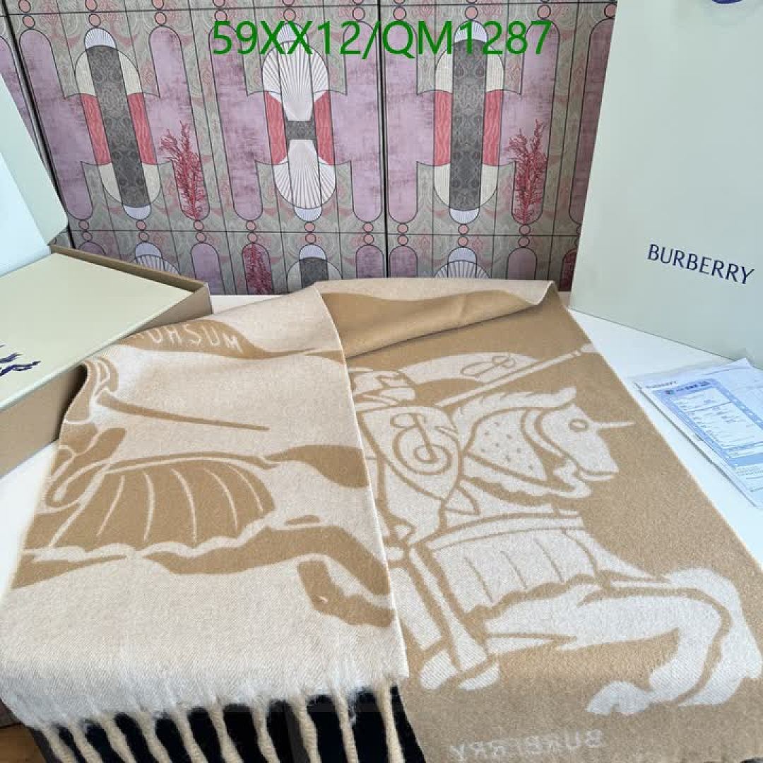 Burberry-Scarves Code: QM1287 $: 59USD